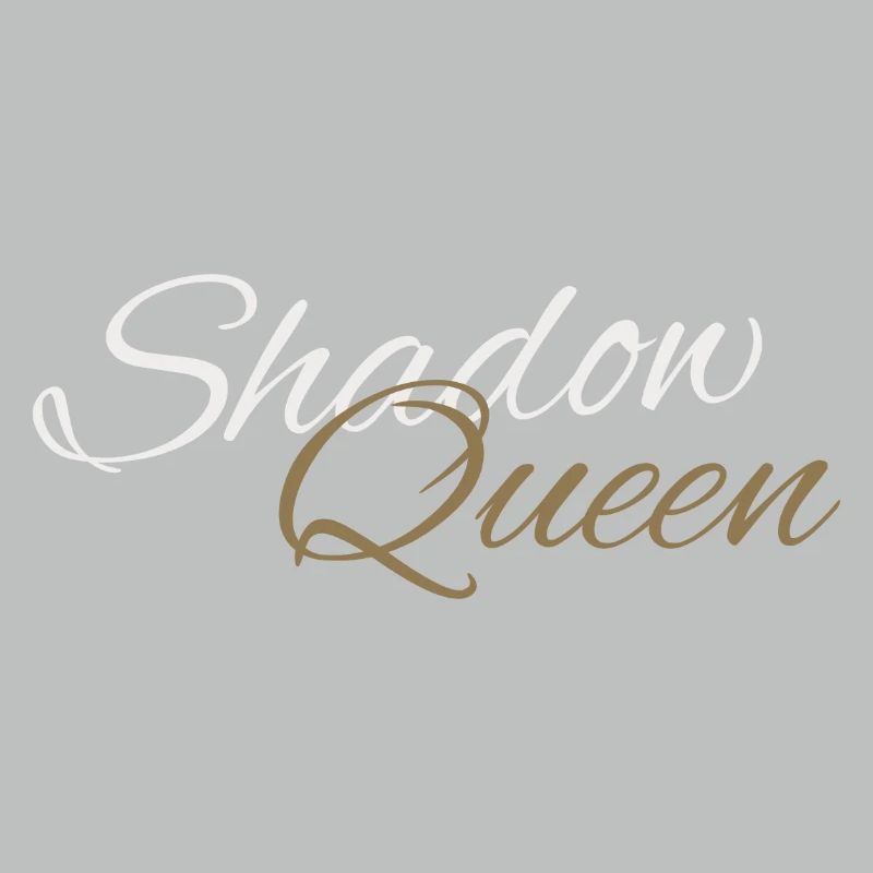 Shadow Queen Golden Cursive Script