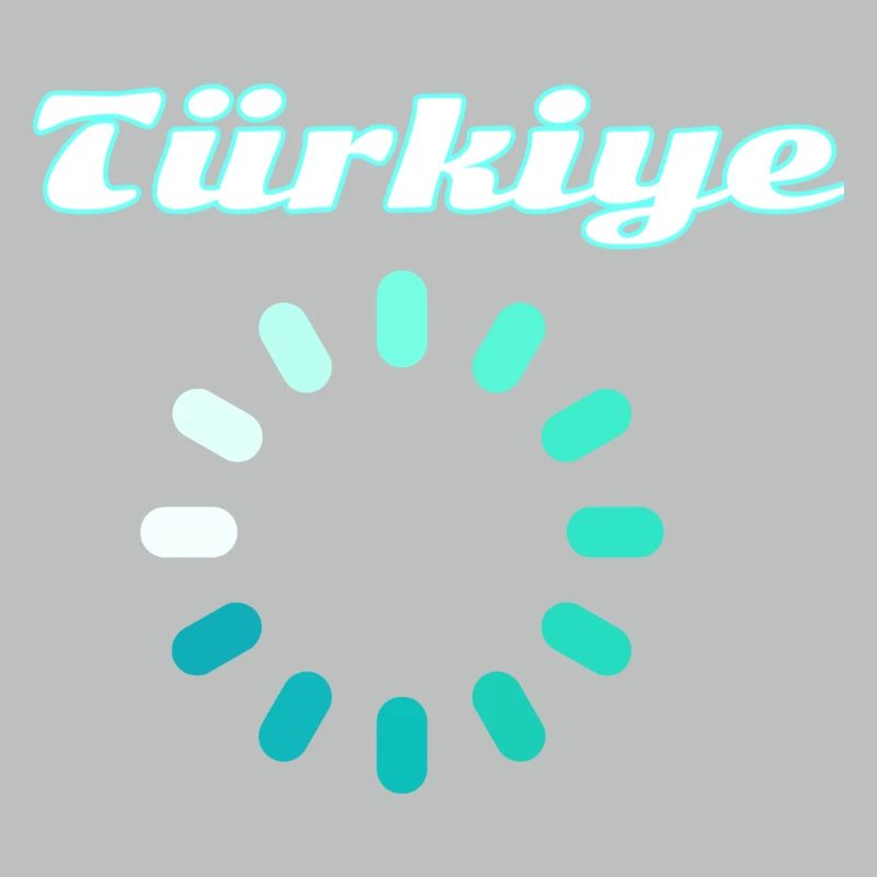 Turkey Charging Circle Turquoise