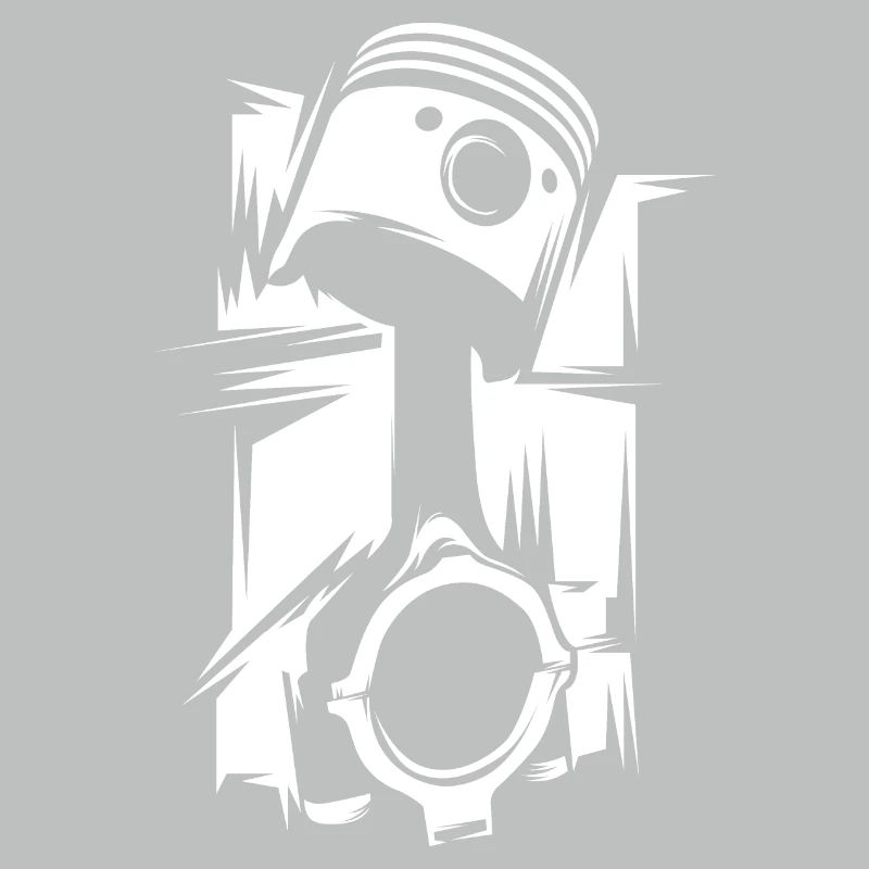 Piston illustration tuning engines workshop icon