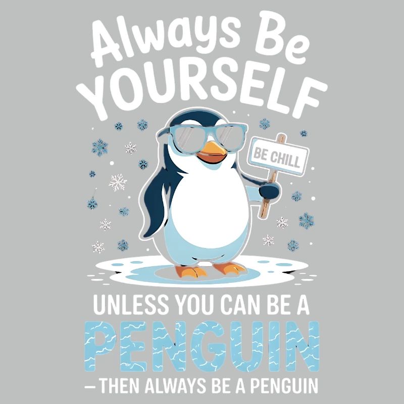 Sei immer du selbst, es sei denn, du kannst ein Pinguin sein