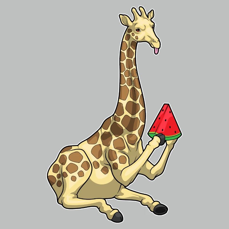 Giraffe Wassermelone