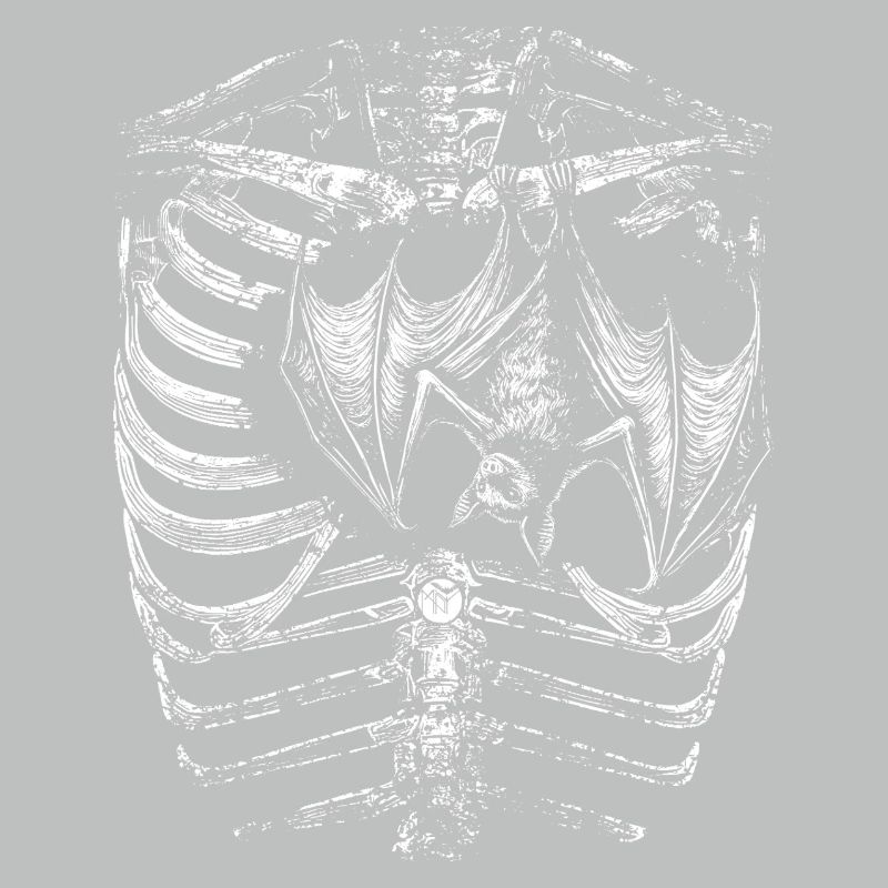 X-Ray Skeleton Body with Bat