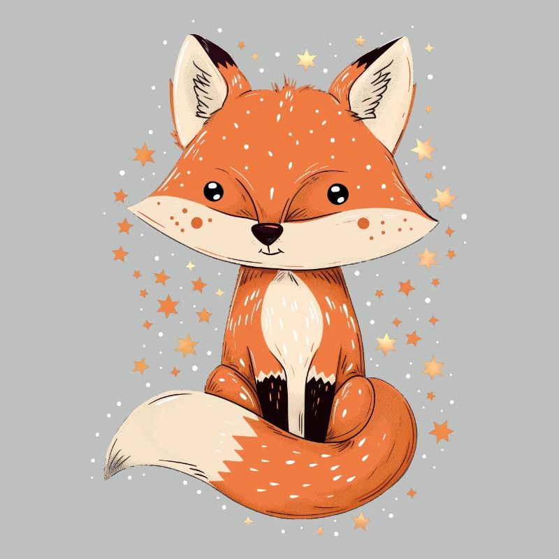 Fuchs mit Sternen