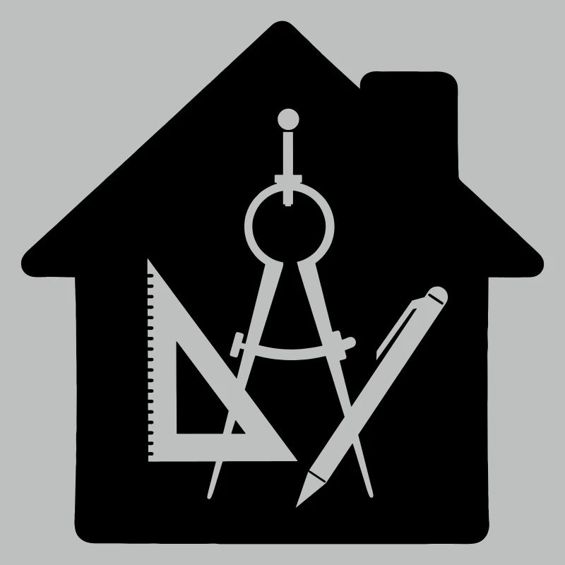 Logo architect house drawing 2