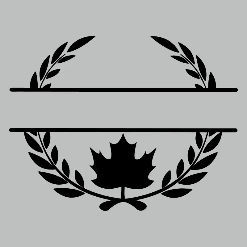 Kanada-Ahornblatt-Lorbeerkranz