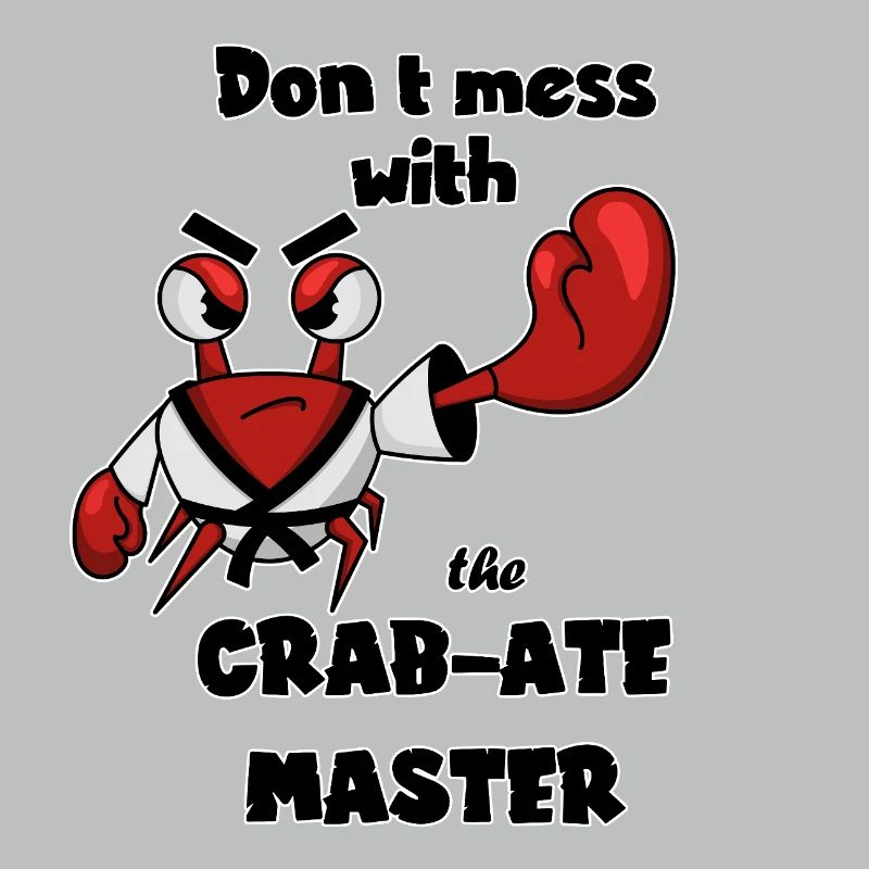 Don't mess with the crab-ate master - krab karate
