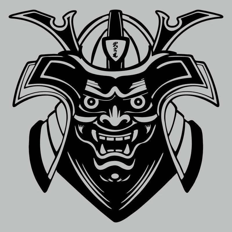 Schatten-Menpō-Masken-Design