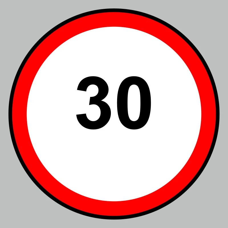 Tempo 30 Sign Pattern