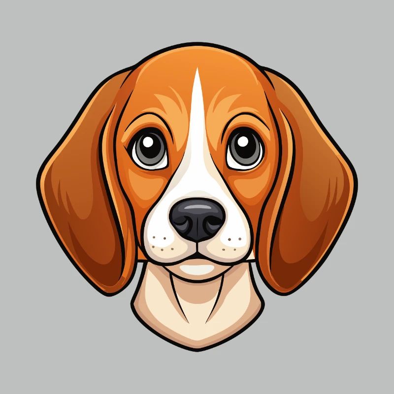 Beagle-Gesicht
