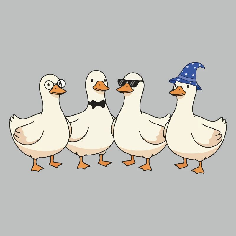 Quakquartett mit Stil