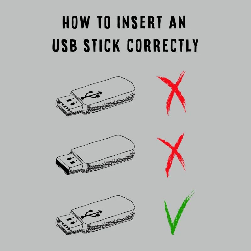 Comment insérer correctement une clé USB