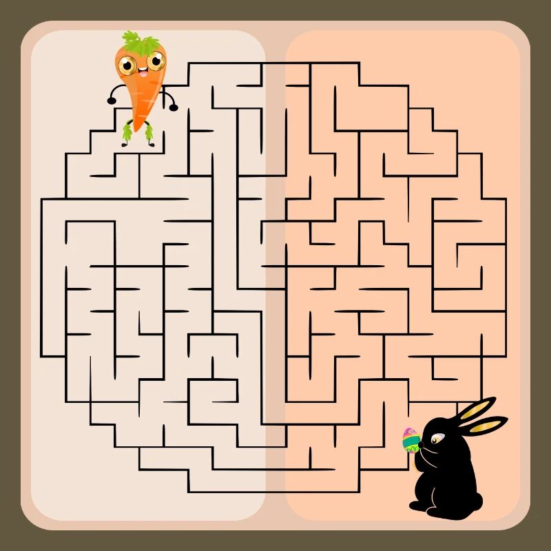 Labyrinth Bunny Easter Bunny