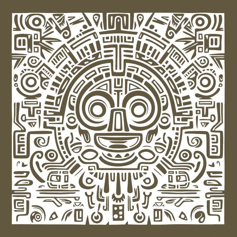 Inca, Aztec, Mayan Pattern, Artwork