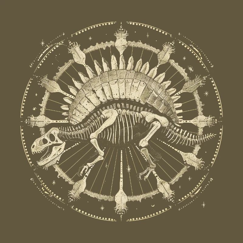 Stegosaurus Skeleton – Cosmic Boho Fossil