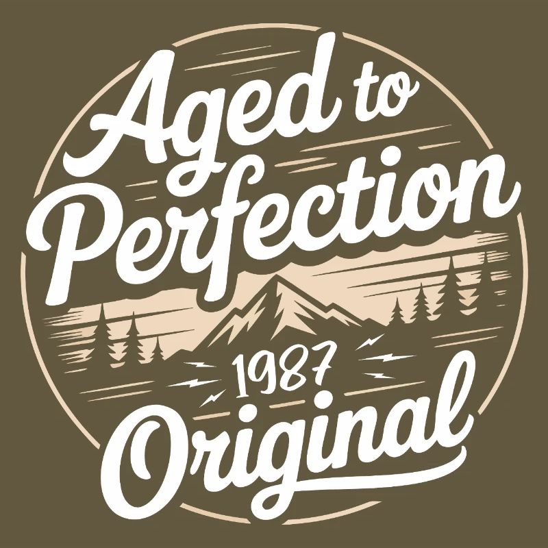 Vintage 1987 Born Retro Original 1987