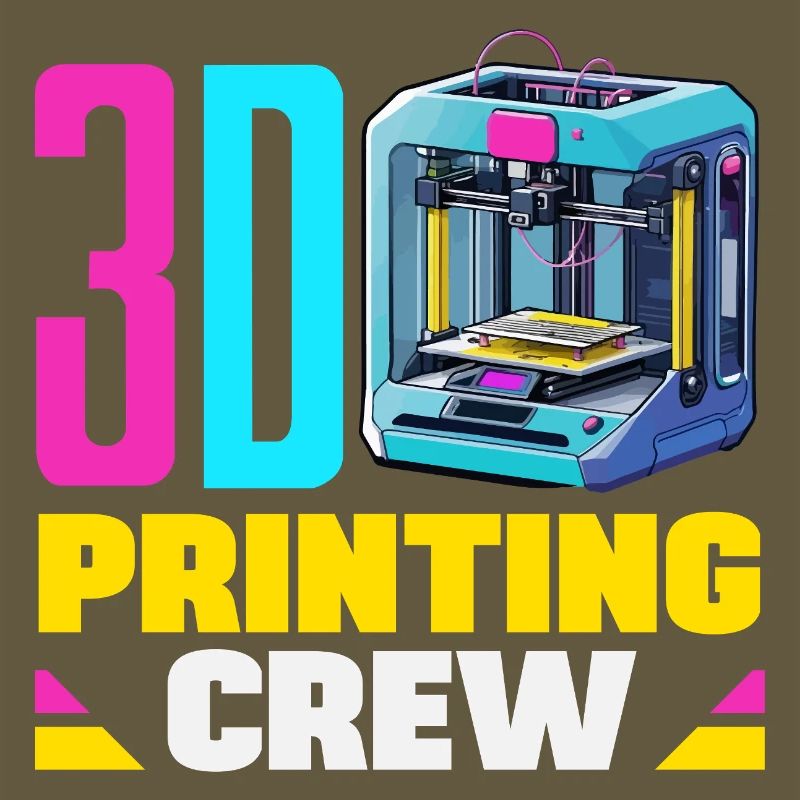 Équipe de robotique spatiale d’impression 3D Crew Maker Drôle