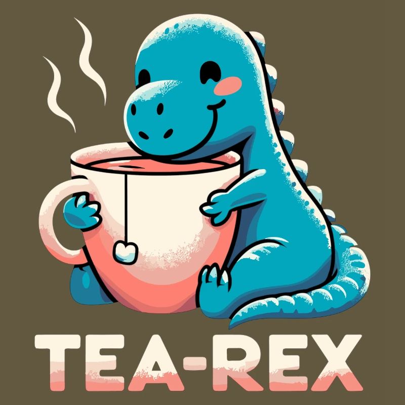 Tea Rex Tea Rex Tea Drinker Gift