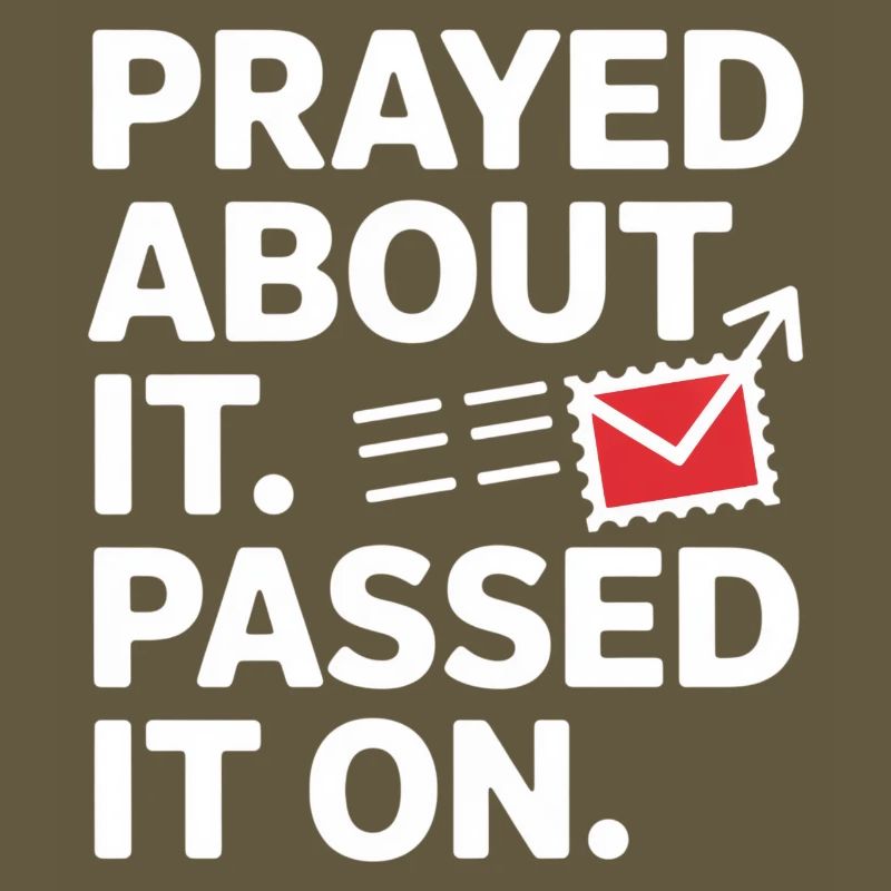 Prayed About It Passed It On Prayer