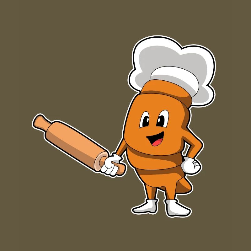 Bread Baker Rolling Pin Baking