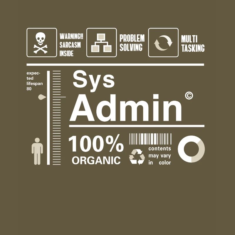 sys admin Content Irony Humor Computer Nerd pc cor