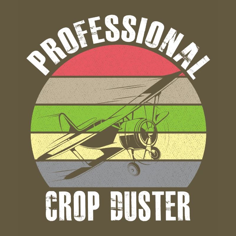 Cropdusting in Progress Crop Dusting Duster Plane