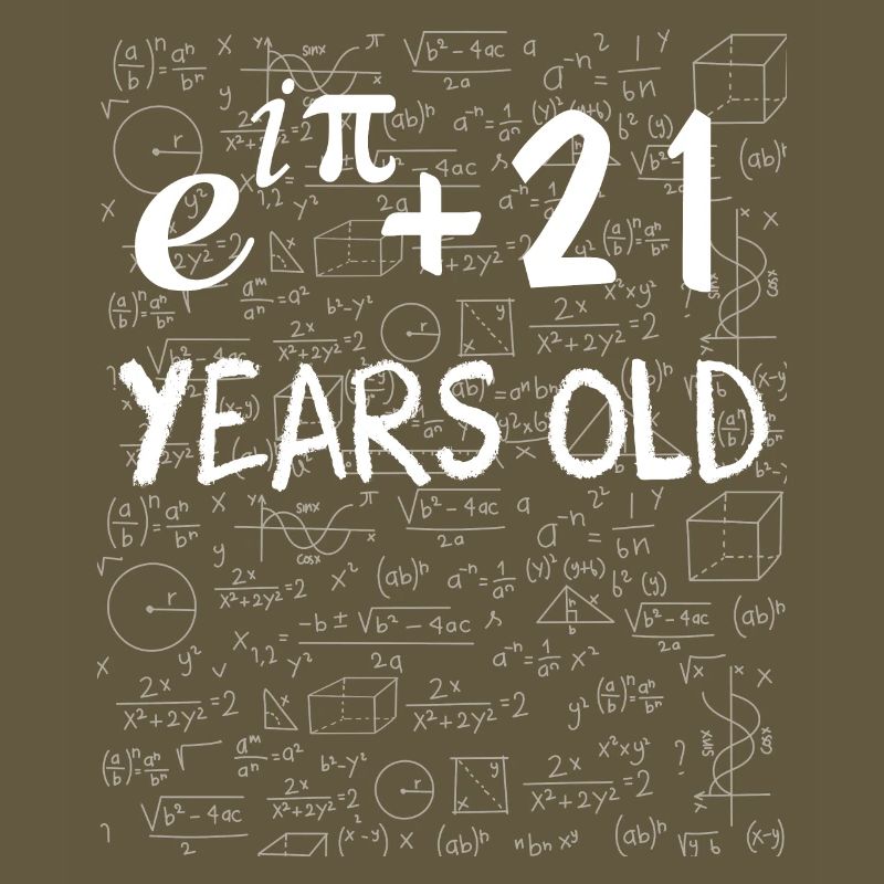 20th birthday 20 years Euler Identity math gift