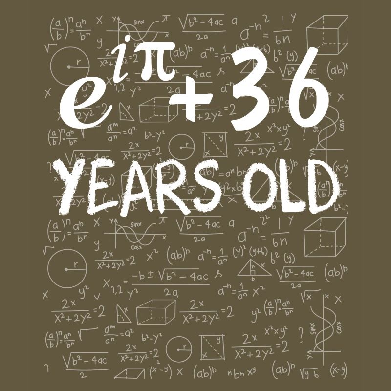35th birthday 35 years Euler Identity math gift