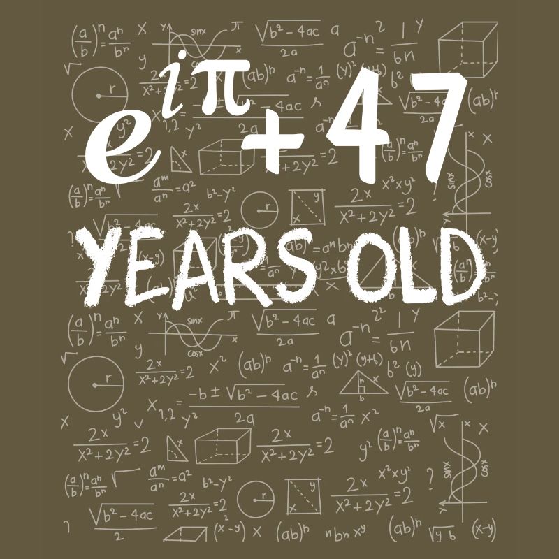 46th Birthday 46 Years Euler Identity Math Gift