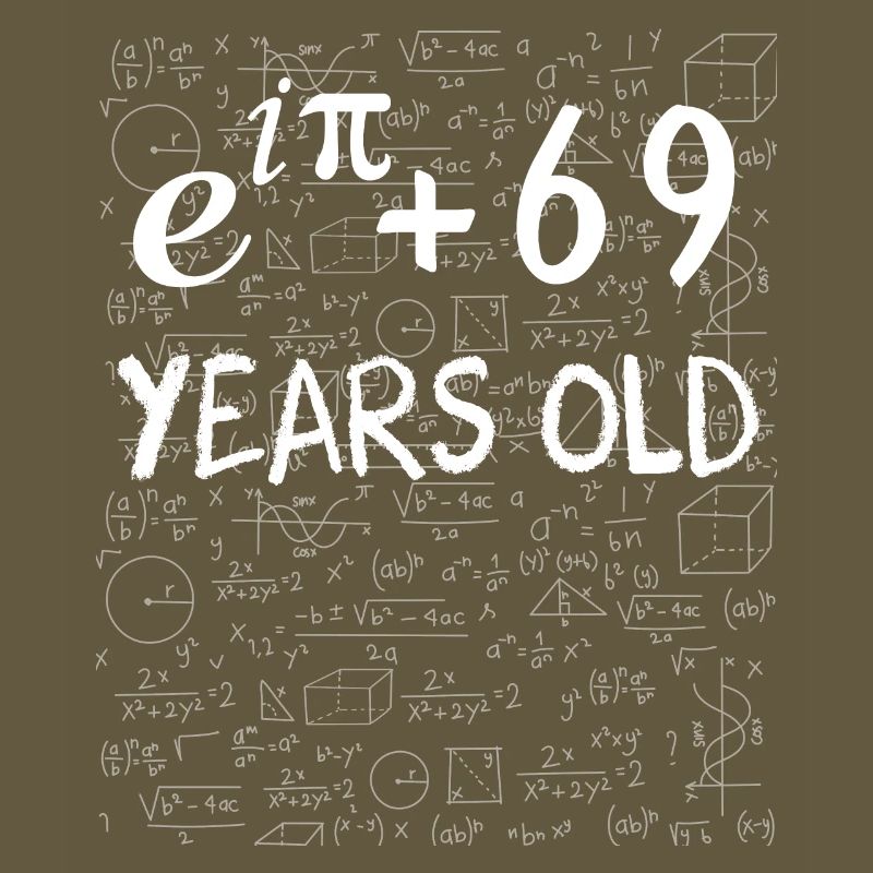 68th Birthday 68 Years Euler Identity Math Gift