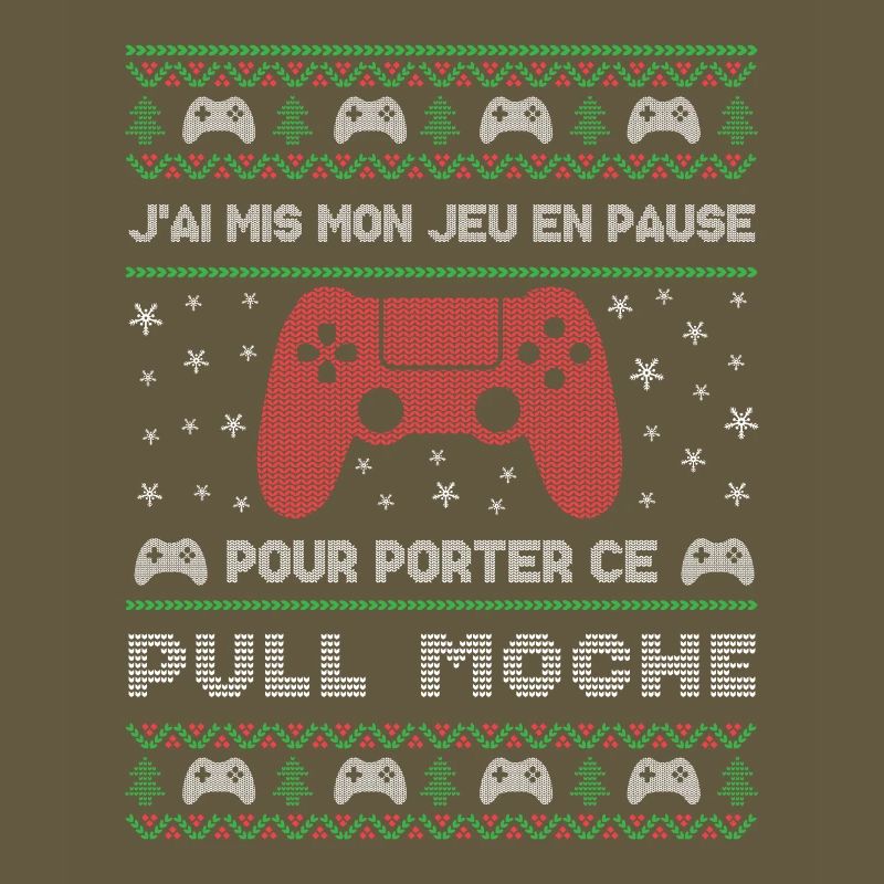 J'AI MIS MON JEU EN POSE POUR PORTER CE PULL MOCHE