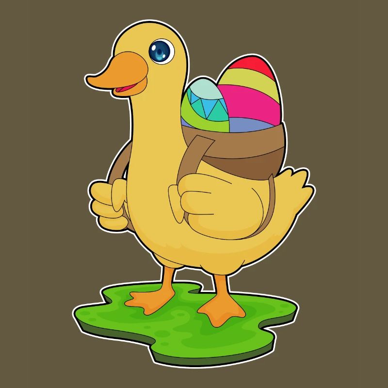 Duck Easter Easter Eggs