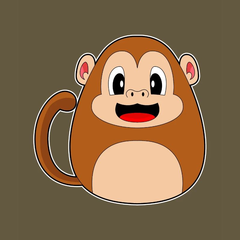 Monkey Easter Easter Egg