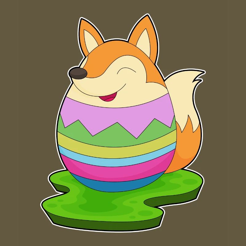 Fox Easter Easter Egg