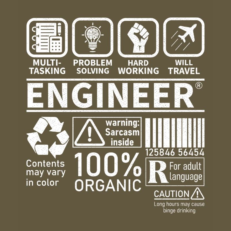 engineer multitasking problem solving hard working