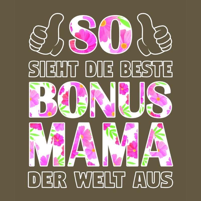 Bonus Mama Mutter Stiefmutter Muttertag Geschenk