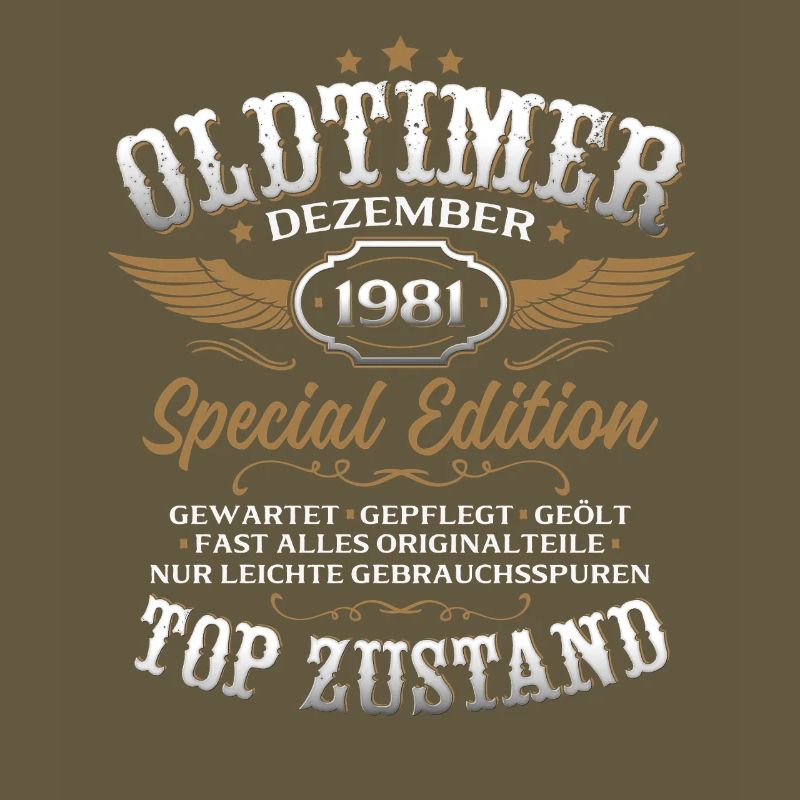 44. Geburtstag Geschenk Oldtimer Dezember 1981