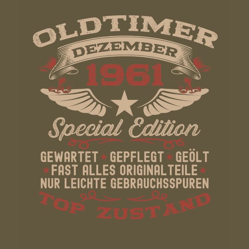 64. Geburtstag Geschenk Oldtimer Dezember 1961