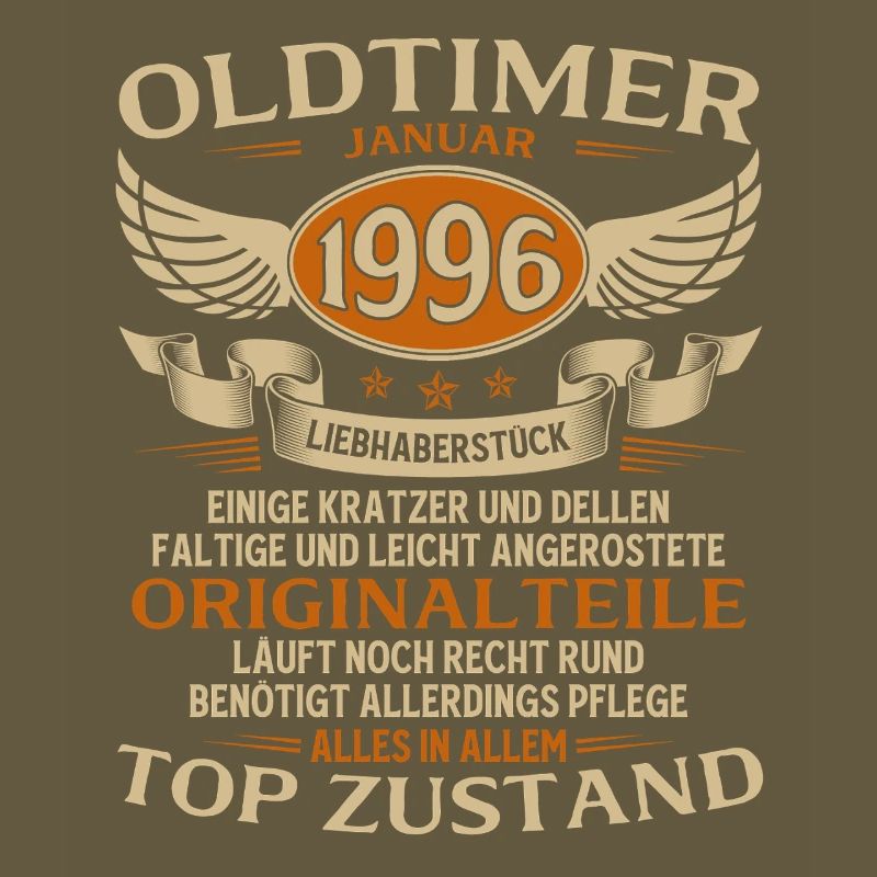 30. Geburtstag Geschenk Oldtimer Januar 1996