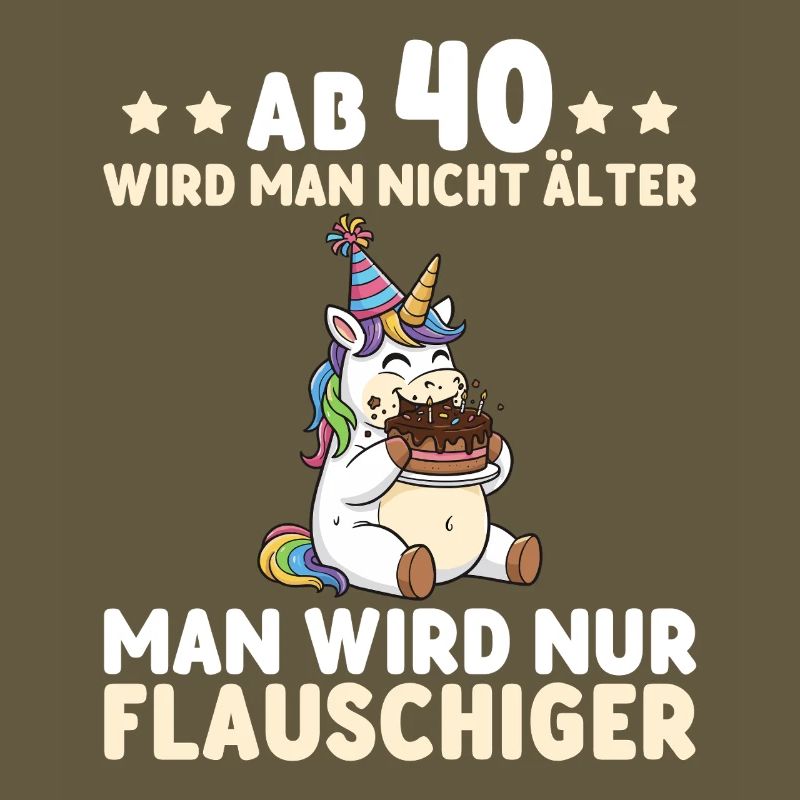 40. Geburtstag Einhorn – Man wird nur flauschiger