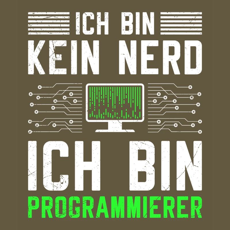 Computer ICH BIN KEIN NERD ICH BIN PROGRAMMIERER