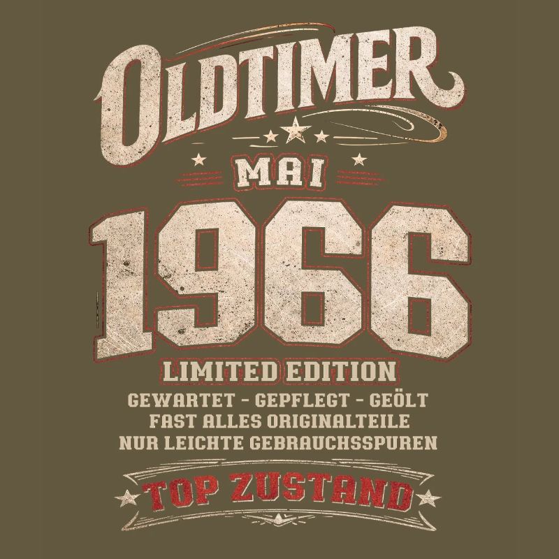 60. Geburtstag Geschenk Mann Oldtimer Mai 1966