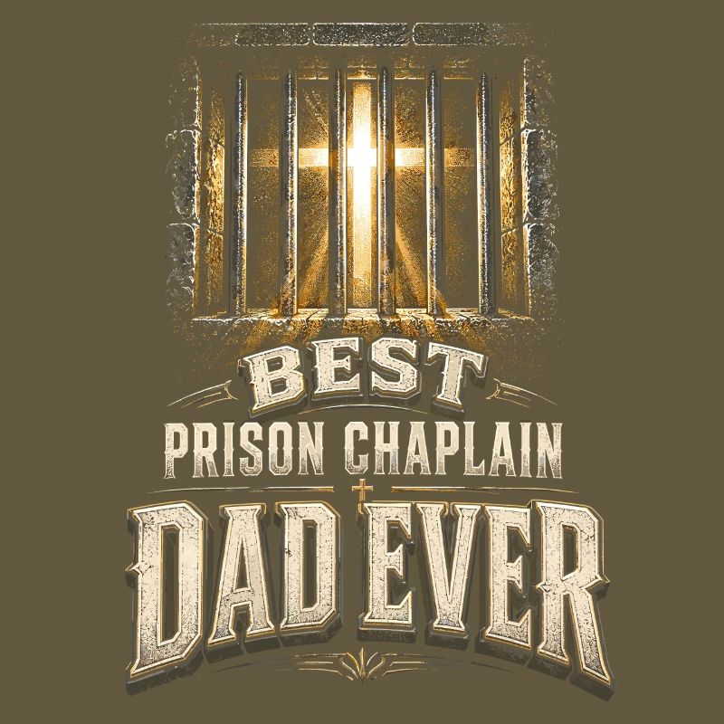 Chaplain Cleric Pastor Best Prison Chaplain Dad
