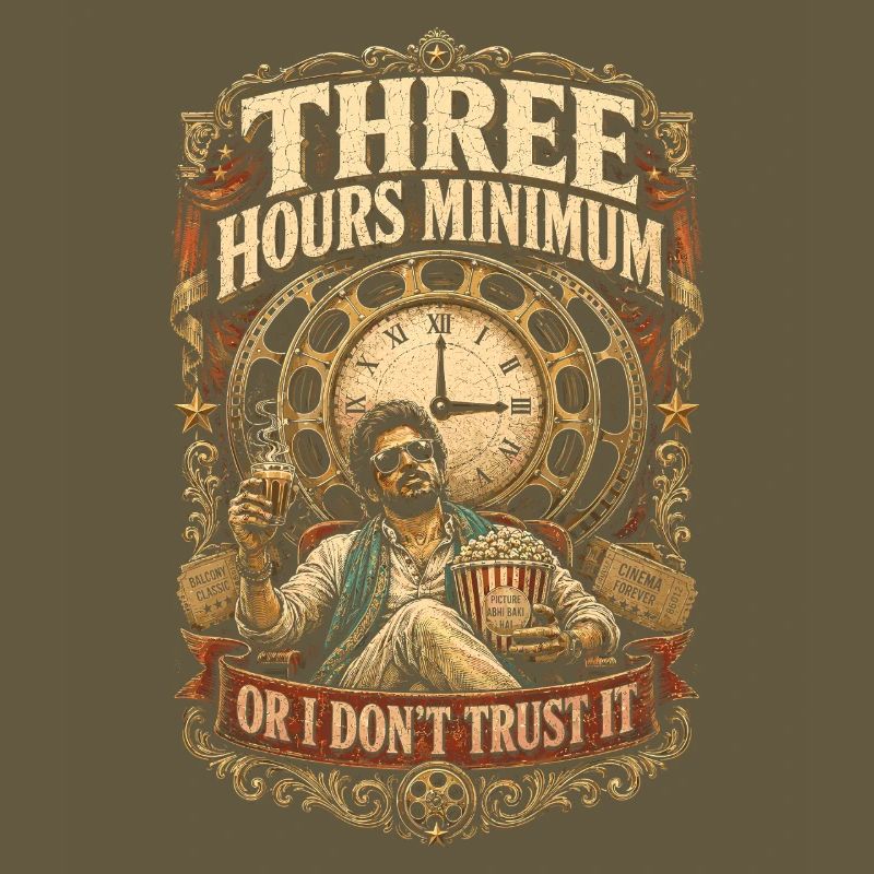 Bollywood Three Hours Minimum Or I Dont Trust It