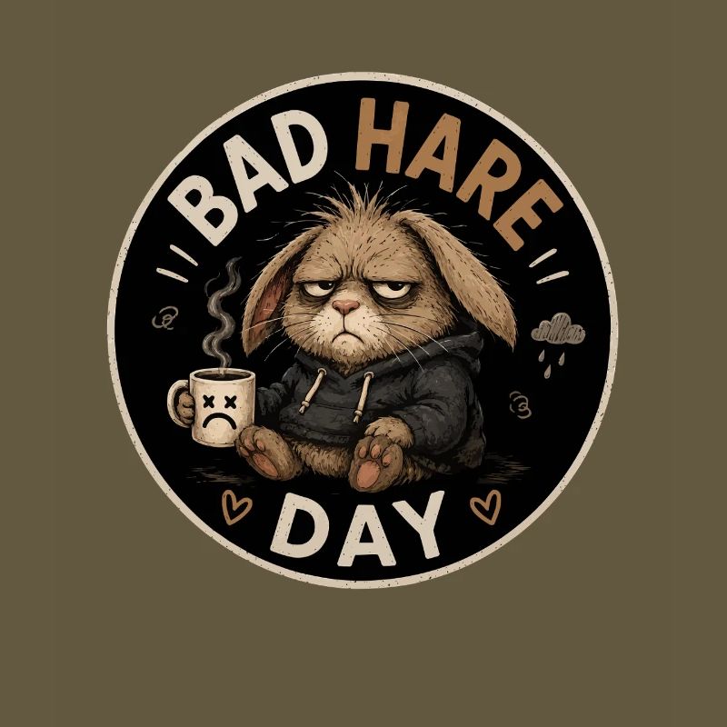Bad Hare Day Grumpy Bunny
