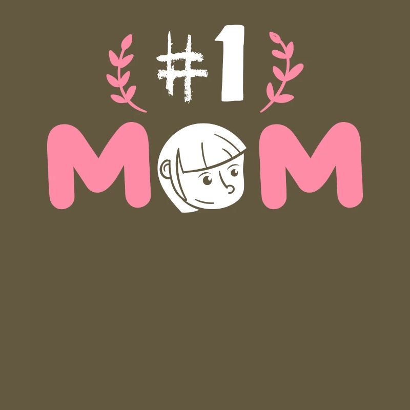 #1 Mom Mutter Muttertag Liebe Geschenk Idee