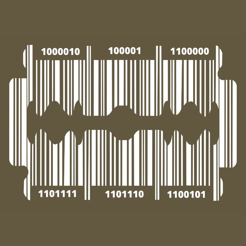 Rasierklinge mit Code