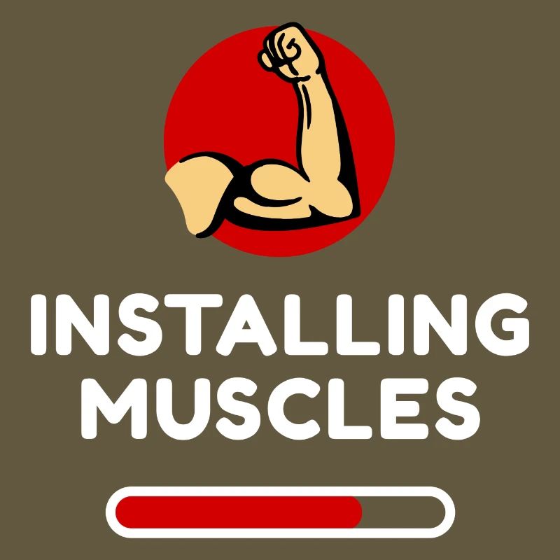 Muscles Toning Workout Funny Statement Fun