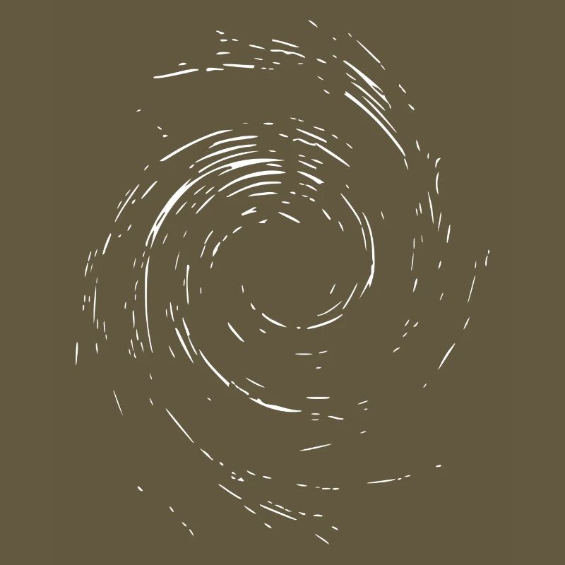 Abstract Vortex / Line / White / Pattern