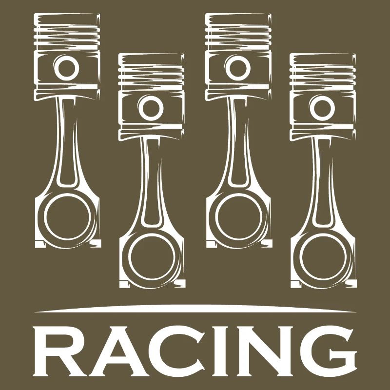racing piston car engine icon logo icon graphic