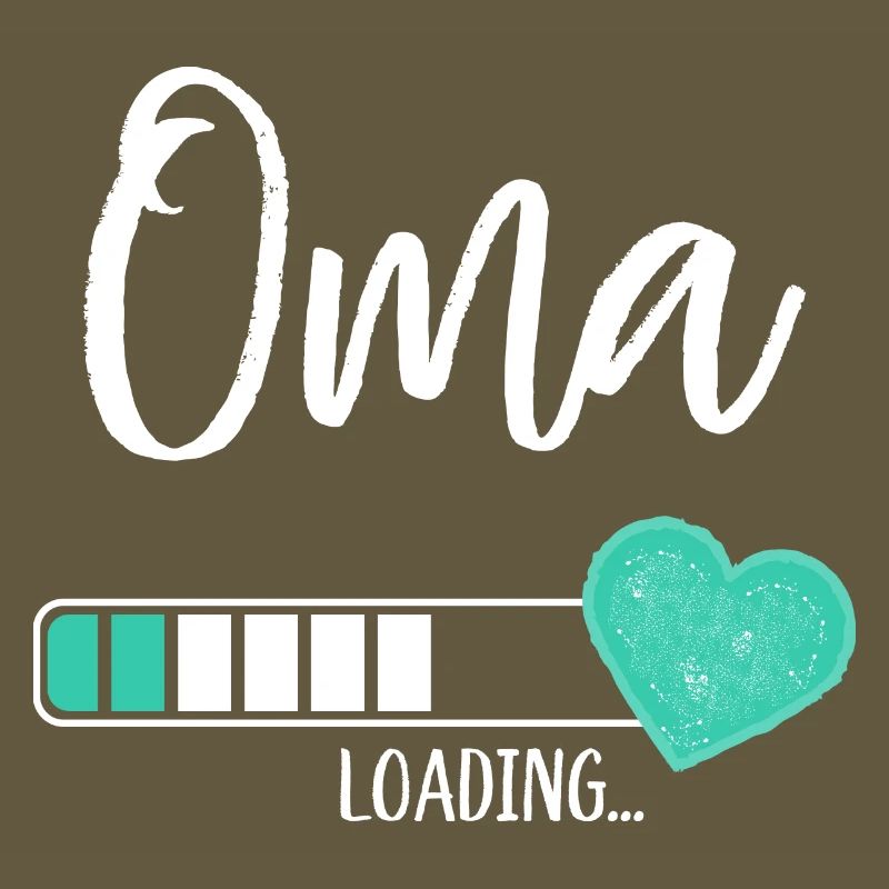 Oma Loading Herz Enkel Junge Werdende Großmutter